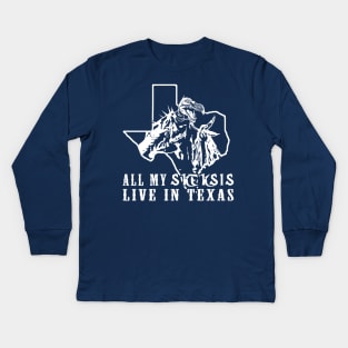 All my Skeksis live in Texas Kids Long Sleeve T-Shirt